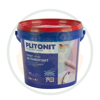 Грунт БетонКонтакт Plitonit 1,5 кг Грунт БетонКонтакт Plitonit 1,5 кг